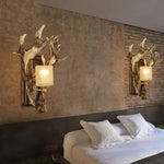 Voici Le Titre Transformé: Applique Murale Vintage Bois Élégante Luxueuse Chambre