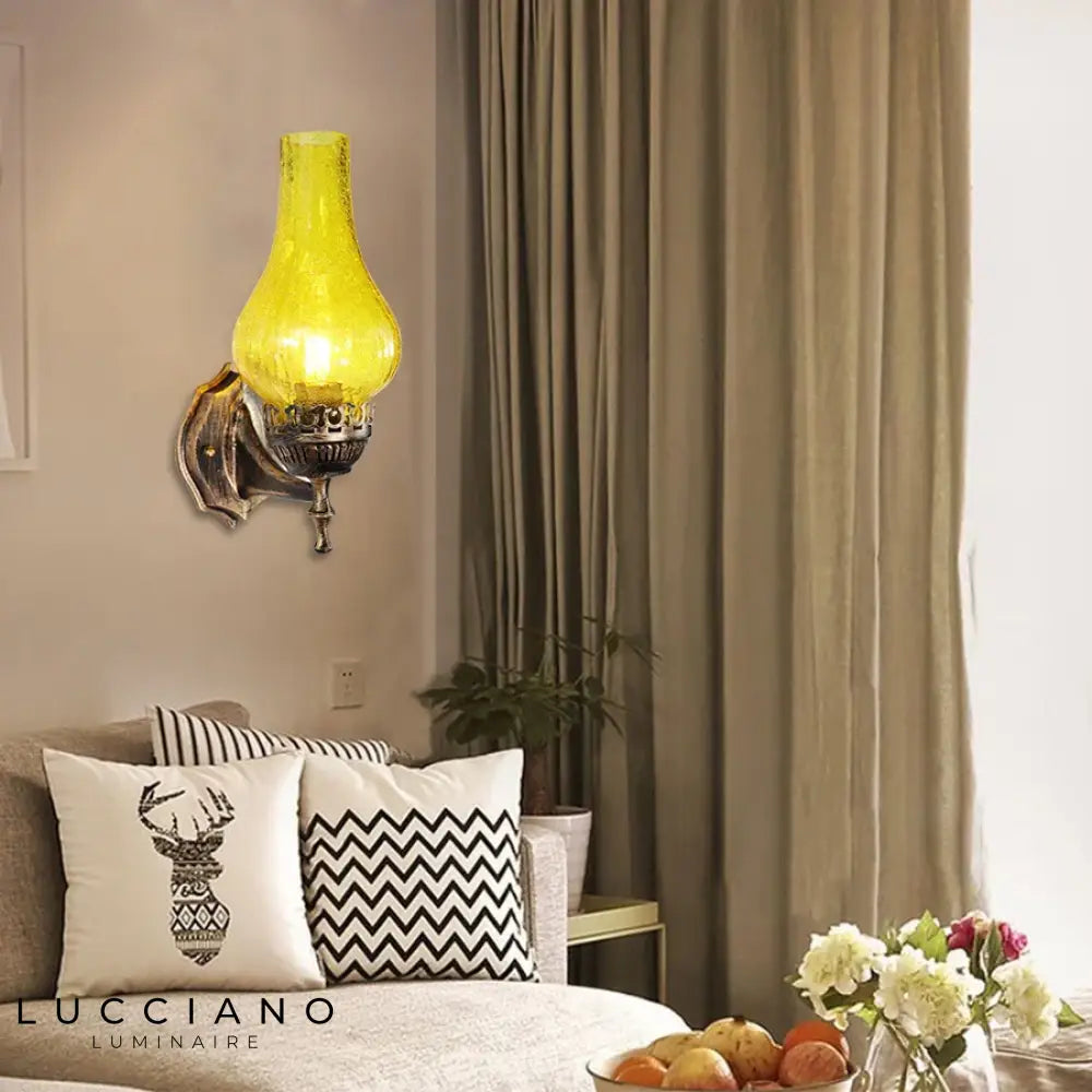 Voici Le Titre Transformé: Applique Murale Vintage Chinoise Élégante Design Chambre