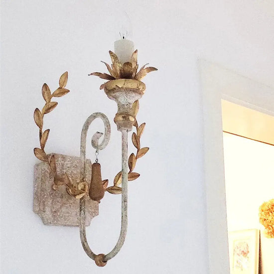 Voici Le Titre Transformé: Applique Murale Vintage Classique Bois Décoration Élégante Chambre