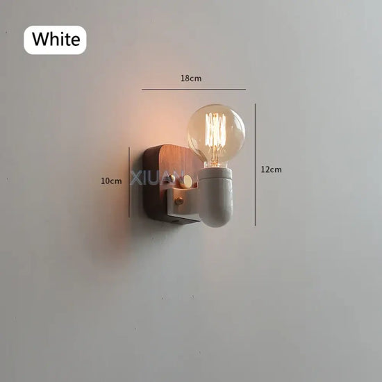 Voici Le Titre Transformé: Applique Murale Vintage Industrielle En Métal Design Loft Blanc Sans