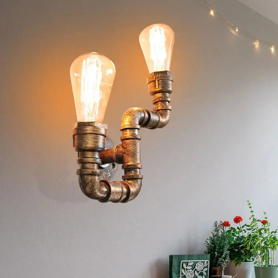 Voici Le Titre Transformé: Applique Murale Vintage Industrielle Métal Design Chambre