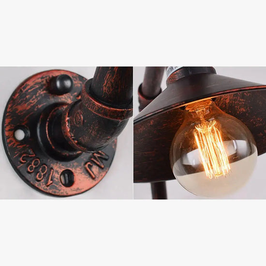 Voici Le Titre Transformé: Applique Murale Vintage Industrielle Rétro Design Métallique Chambre
