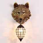 Voici Le Titre Transformé: Applique Murale Vintage Loup Artisanale Déco Chic B Chambre