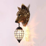 Voici Le Titre Transformé: Applique Murale Vintage Loup Artisanale Déco Chic Chambre