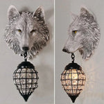 Voici Le Titre Transformé: Applique Murale Vintage Loup Artisanale Déco Chic Chambre