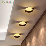 Voici Ma Proposition: Applique Design Led Cercle Élégant Blanc Murale Chambre