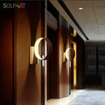 Voici Ma Proposition: Applique Design Led Cercle Élégant Blanc Murale Chambre