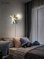 Voici Ma Proposition: Applique Murale Astronaute Déco Cosmos Lumineuse Chambre