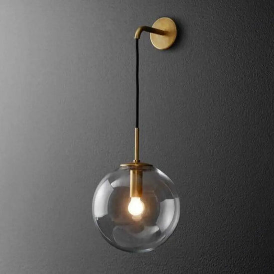 Voici Ma Proposition: Applique Murale Avec Élégance Minimaliste Suspendue Doré / Transparent Chambre