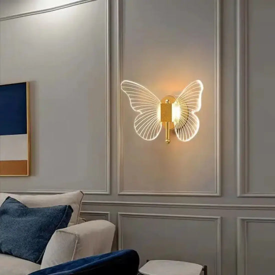 Voici Ma Proposition: Applique Murale Led Papillon Acrylique Multicolore Décorative Chambre