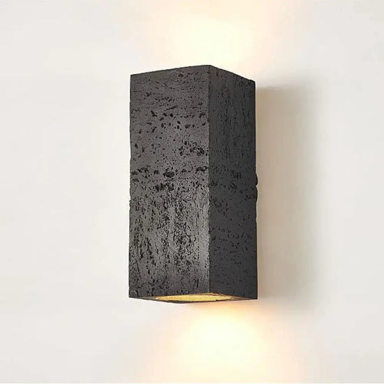 Voici Ma Proposition: Applique Murale Nordique Élégante Minimaliste Design Noir-A / 10X11X23Cm
