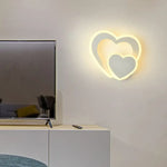 Voici Ma Transformation: Applique Murale Led Coeur Blanc Scandinave Chambre